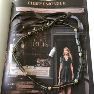 EUC J.Crew Beaded Ribbon Necklace